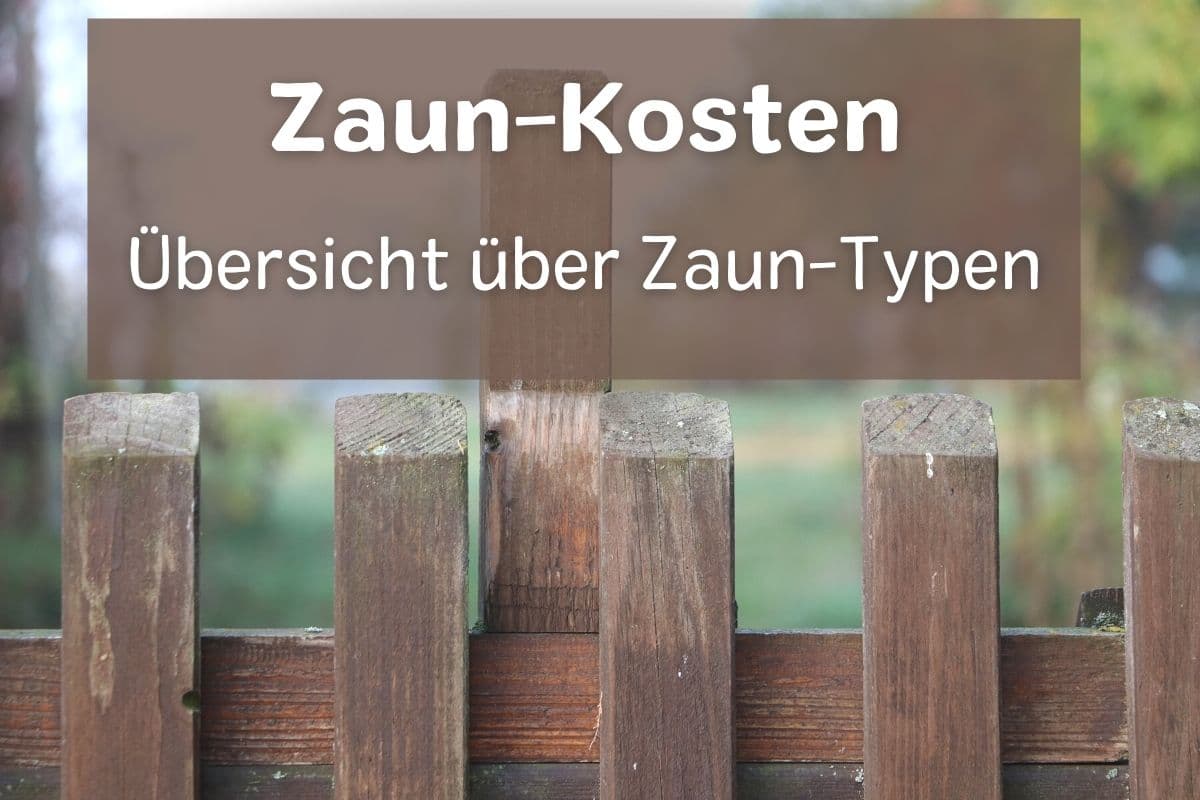 Kosten für Zaun-Typen