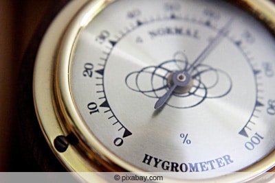 Hygrometer zur Bestimmung der Luftfeuchtigkeit