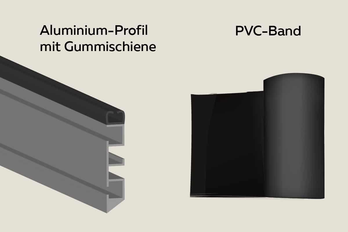 Materialien für Einbau 