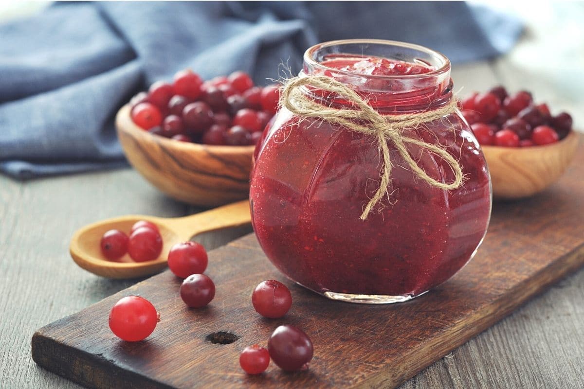 Cranberries als Marmelade