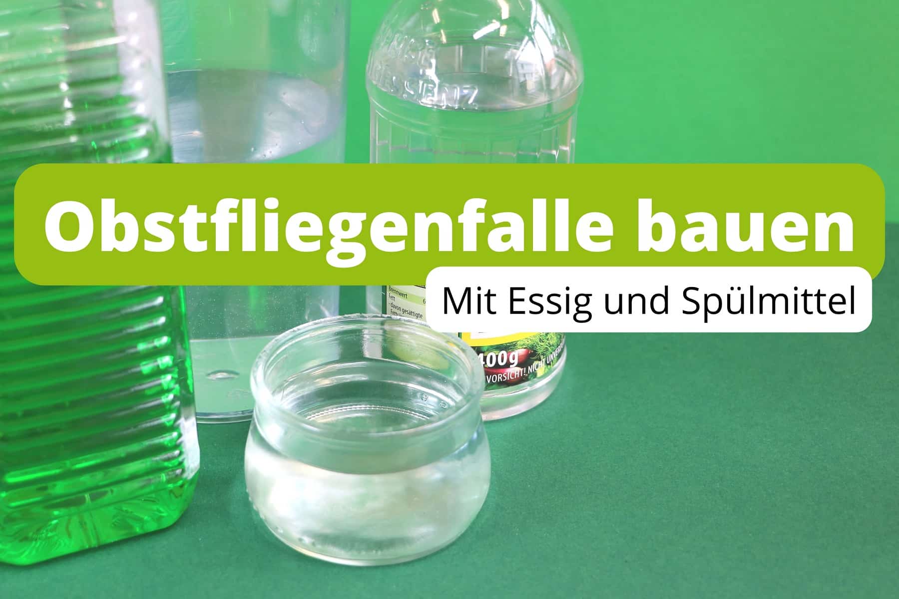 Muckenfalle Essig Spulmittel